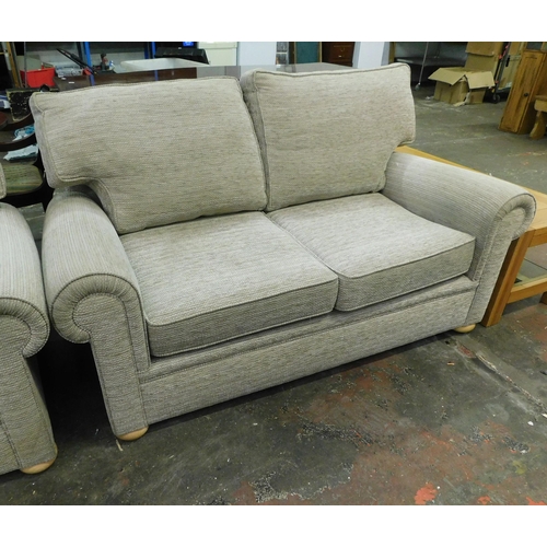 778A - Beige three seater + two seater settee