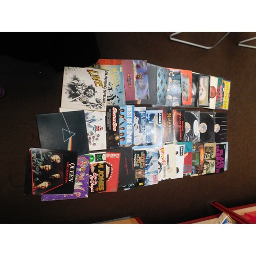 25 - Approximately 800 LPs including - Deep purple/David Bowie/Pink Floyd/The Who/Black Sabbath/Queen/ Ma... 