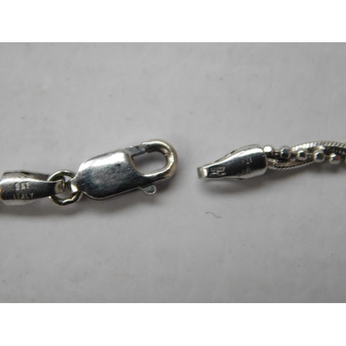 123 - 9KT Italian - white gold bracelet