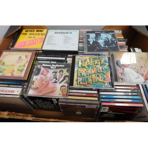 26 - Mixed CDs including - The Sex Pistols/Wood Stock/ Metallica/The Happy Mondays/Jimi Hendrix - Jazz & ... 