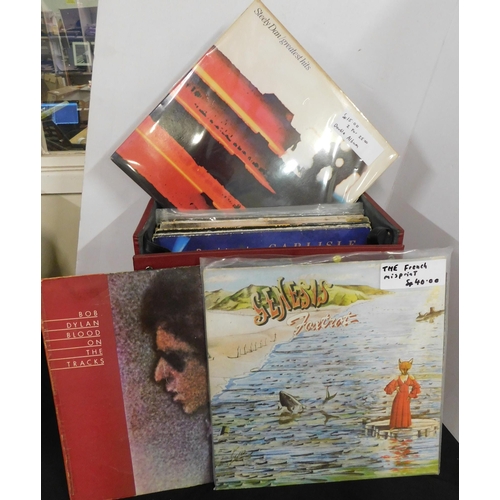 27A - Vinyl LPs including - Foxtrot/Misprint/Bob Dylan & ELO