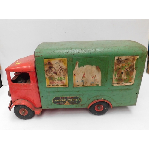 42 - Tri ang Toys/England - Transport Van No. 220 - approximately 18