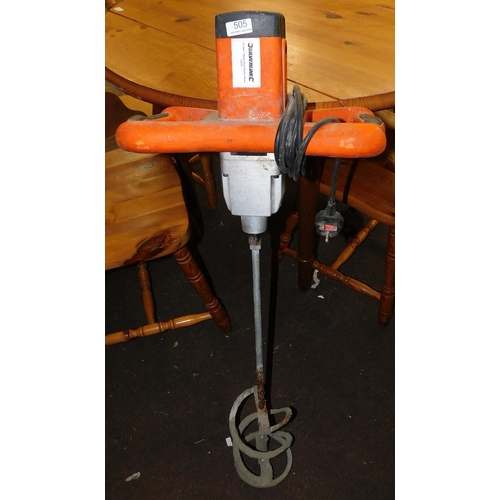 505 - Silverline electric plaster mixer - unchecked