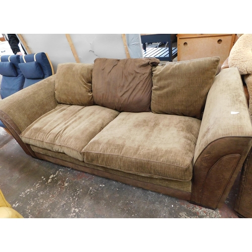 561 - Two seater and three seater matching sofas