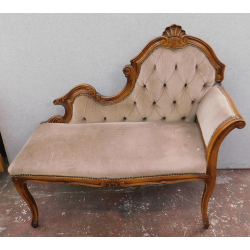 568 - Regency style half chaise