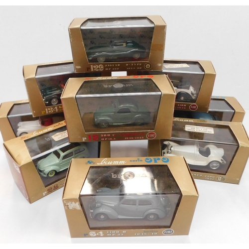 59 - Ten - Brumm/die cast model cars - boxed