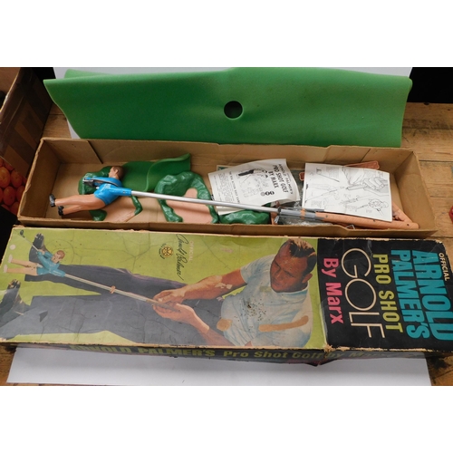 598 - Vintage - Arnold Palmers/pro shot golf - by Marx - boxed