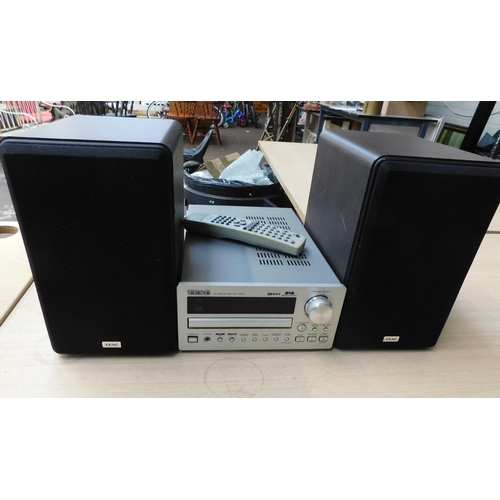 611 - Teac sound system - untested - CD receiver CR-H240