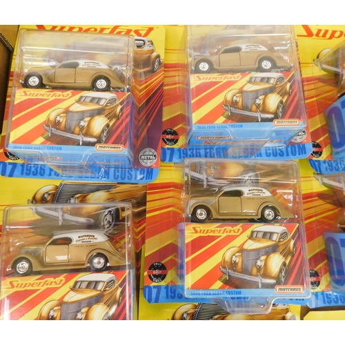 673 - 12x New Matchbox Superfast 1936 Ford Sedan custom diecasts