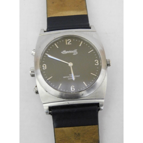 99 - Ingersoll - Gentleman's/dual face wristwatch - W/O