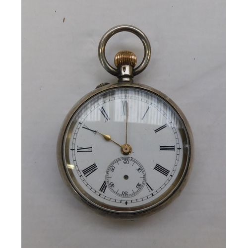 128 - Antique - silver cased/pocket watch