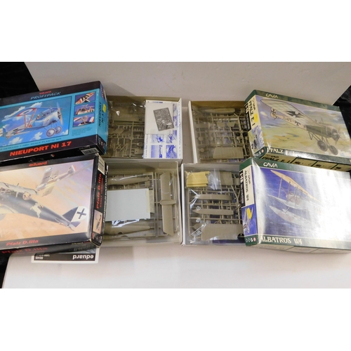 306 - Four - plane model kits - including Eduard