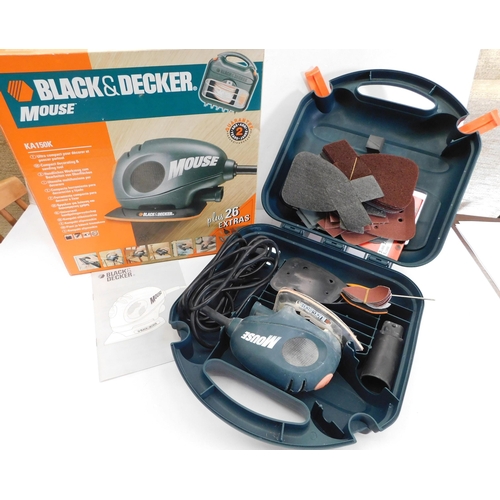 501 - Black and Decker mouse sander w/o...