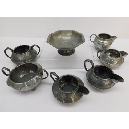 53 - Antique & vintage - pewter items...