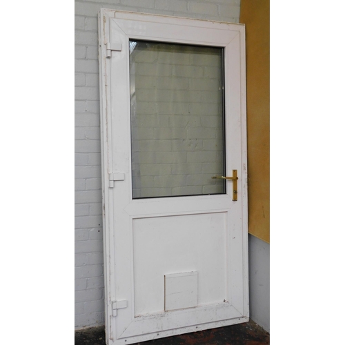 555 - PVC door with frame