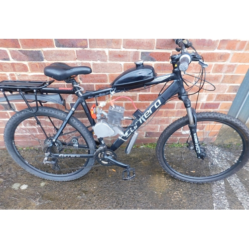 561 - 80cc Engine kit built on a Carrera mountain bike W/O...