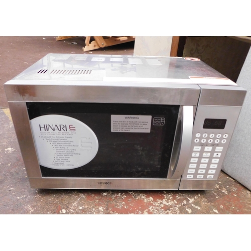 597 - Hinari Ellipse silver microwave w/o