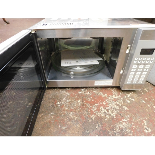 597 - Hinari Ellipse silver microwave w/o