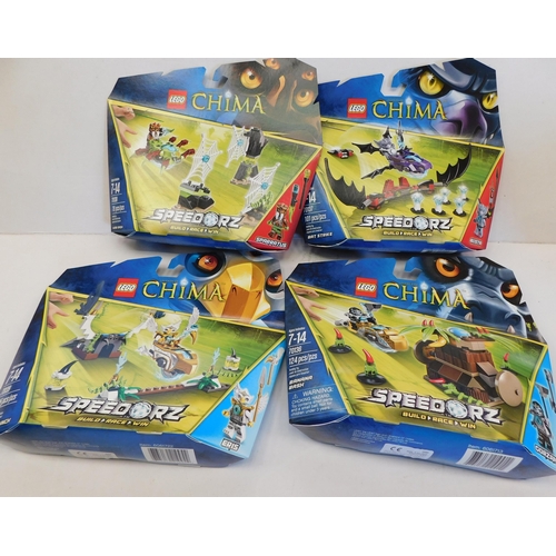 602 - Four Lego Chima Speedorz sets - new