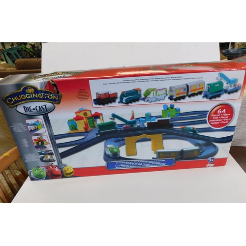 606 - Chuggington diecast 64x piece train set New/sealed