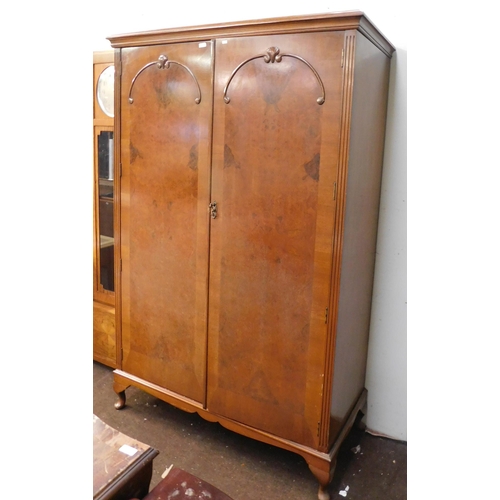 643 - Vintage ladies double wardrobe