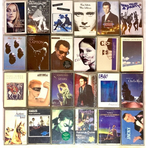 65 - Eighty eight/cassette tapes - including Prince/Madonna/The Eurythmics & Simply Red