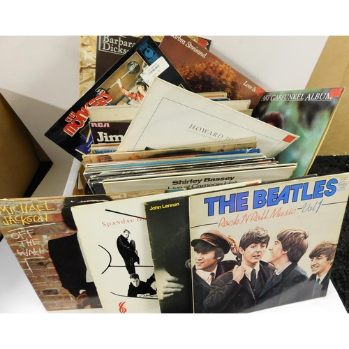 8 - Mixed vinyl including - The Beatles/John Lennon/Howard Jones & Michael Jackson...