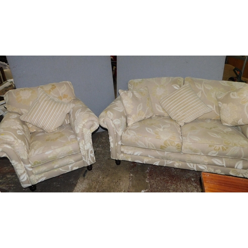 824 - Barker and Stonehouse two seater sofa and armchair...