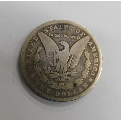 117 - 1882 dated - American eagle/silver Dollar coin