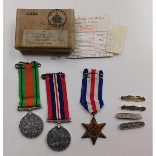 168 - WWII era medals - & driving medals