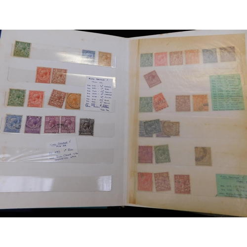 264 - Stamp stock book containing - George V era stamps