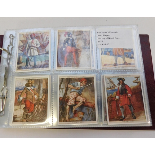 297 - Six - sets of cigarette cards