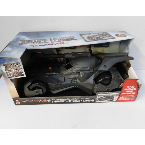 614 - New and boxed DC Justice League Mega Cannon Batmobile