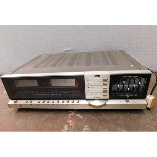 615 - JVC vintage radio with graphic equaliser W/O