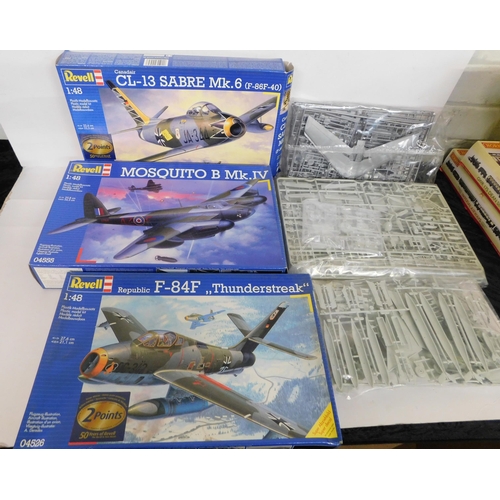 677 - Three Revell aeroplane model kits