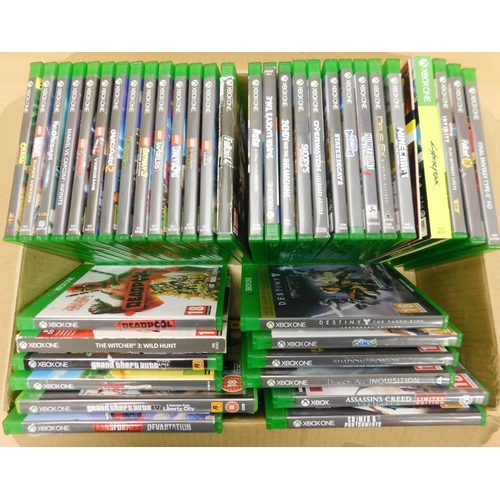 687 - Approximately 40 - Xbox One games