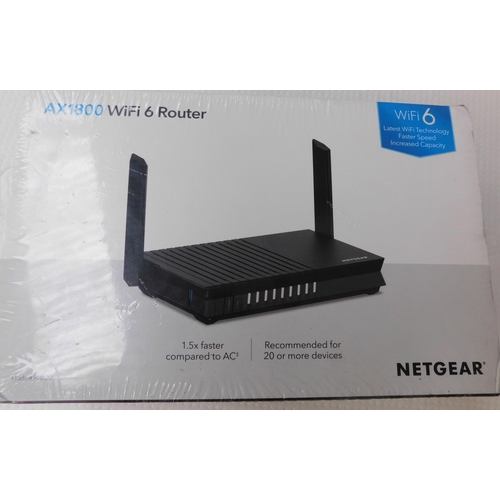 754 - Netgear Wi-Fi 6 router - new and boxed