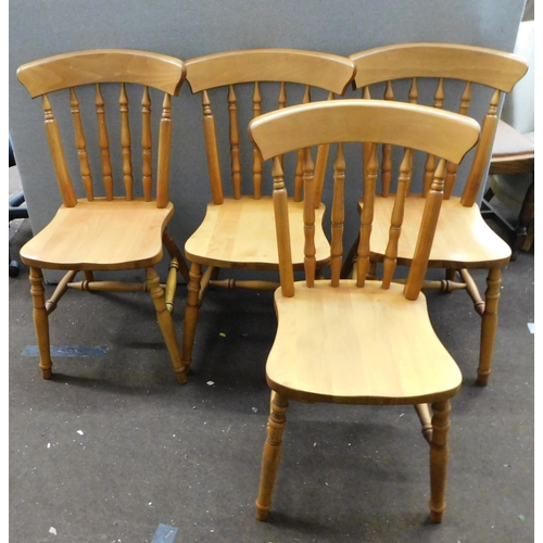 787 - Set of four dining chairs