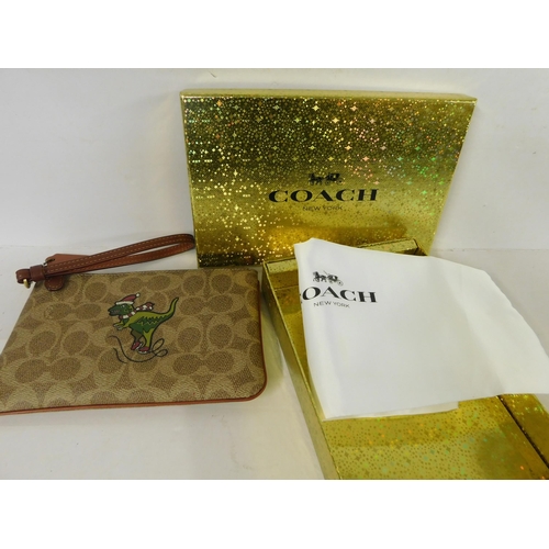 168 - Coach/purse - with box & bag/as new