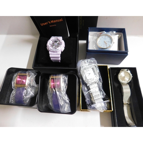 174 - Six - ladies wrist watches/as new