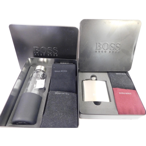 179 - Two - Boss/sock gift sets - as new