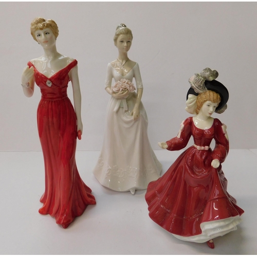 216 - Leonardo/Royal Worcester & Royal Doulton Figures