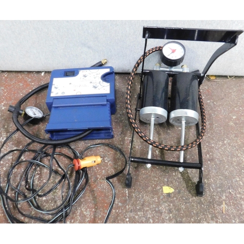 801 - Electric and manual tyre pumps