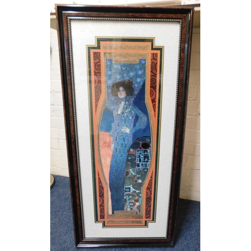 10 - Gustav Klimt print - framed