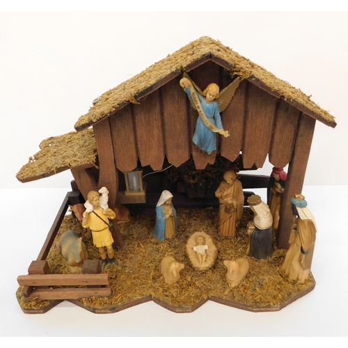 16 - Musical/Nativity scene - Away in a manger W/O