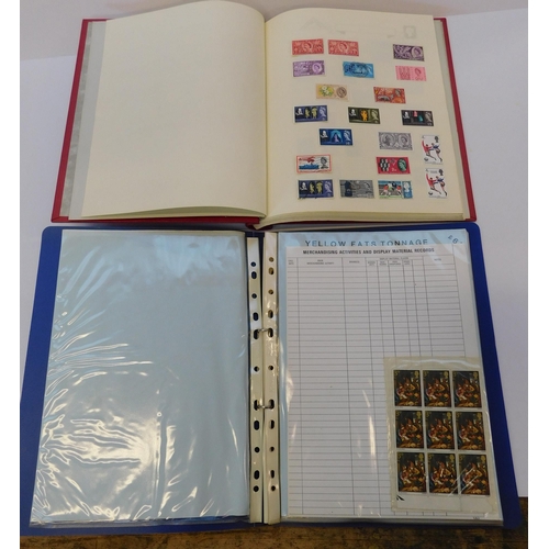 198 - Two - stamp albums