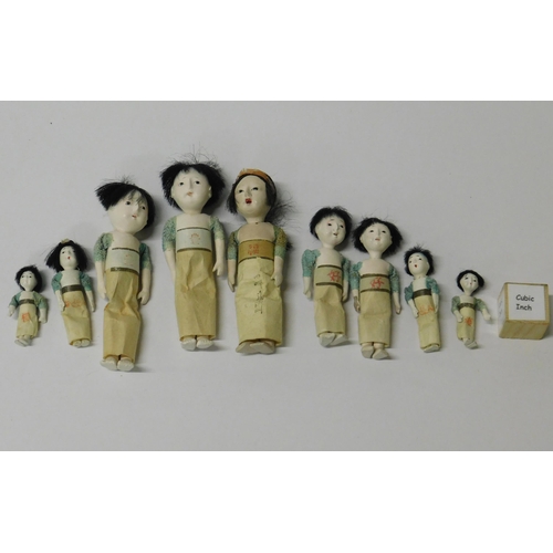 258 - Nine - Japanese/handmade dolls