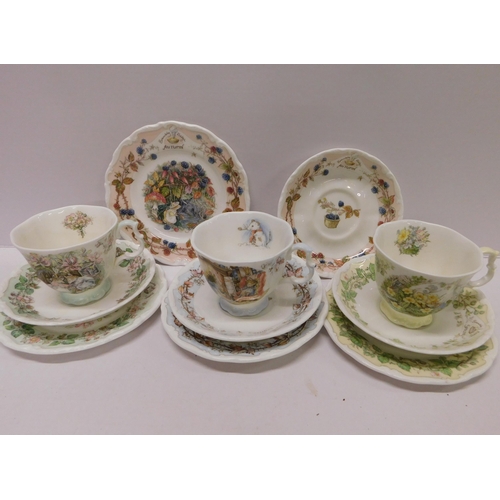 259 - Royal Doulton - Four Seasons trios