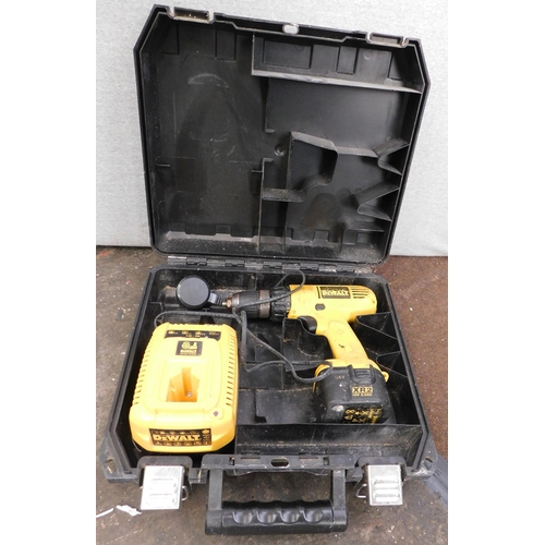 501 - Dewalt 12v battery drill (unchecked)