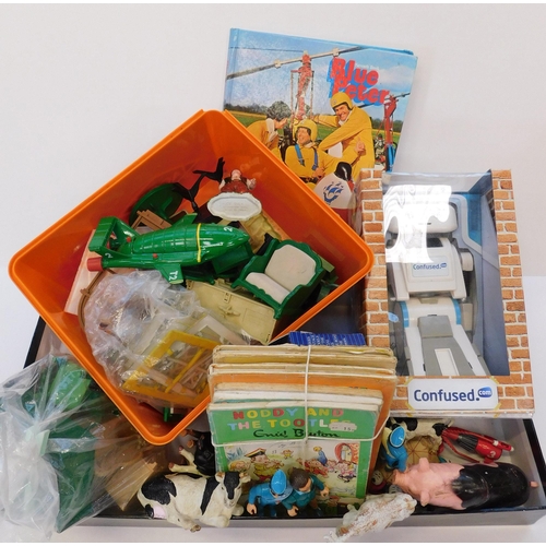 62 - Mixed items including - toys/books & dolls house furniture